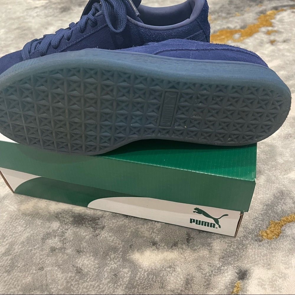 Puma Suede classic mono gold jr kids shoes sneakers - Picture 6 of 7
